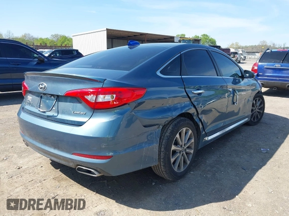 2016 Hyundai Sonata Sport with VIN 5NPE34AF0GH431703, listed as a IAAI auction lot 41930465 with 126,586 mi miles and . Bid and sale history available at DreamBid. Image 4.