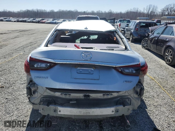 2017 Mazda 6 Touring with VIN JM1GL1V59H1106419, listed as a Copart auction lot 48914995 with 90,705 mi miles and Salvage Title. Bid and sale history available at carsss.com. Image 6.