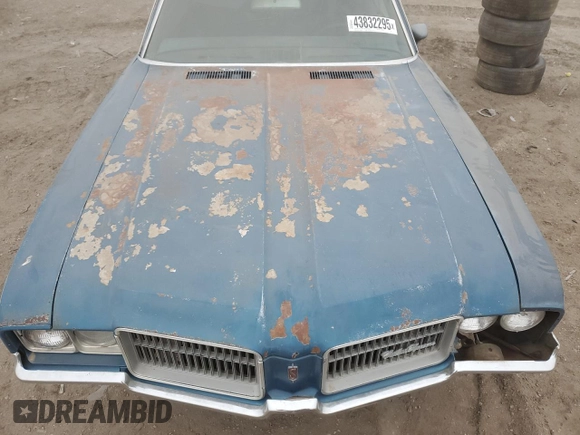 1972 Oldsmobile Cutlass with VIN 0000342571Z125711, listed as a Copart auction lot 43832295 with 59,517 mi miles and Clean Title. Bid and sale history available at DreamBid. Image 11.