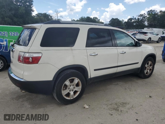 2010 GMC Acadia SL with VIN 1GKLRKED3AJ163879, listed as a Copart auction lot 60937735 with 166,166 mi miles and Clean title. Bid and sale history available at DreamBid. Image 3.