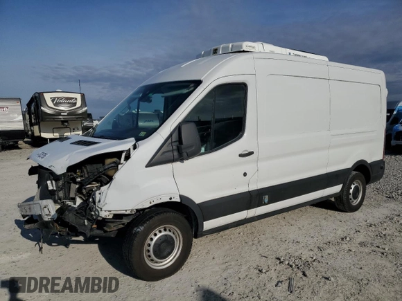 2019 Ford Transit with VIN 1FTYR2CM7KKA32146, listed as a Copart auction lot 47625795 with 190,554 mi miles and Salvage Title. Bid and sale history available at carsss.com. Image 1.