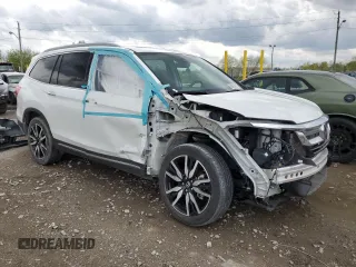 2020 Honda Pilot Touring 8-Passenger with VIN 5FNYF6H99LB050134, listed as a Copart auction lot 55095435 with 26,080 mi miles and Salvage title. Bid and sale history available at DreamBid. Image 4.