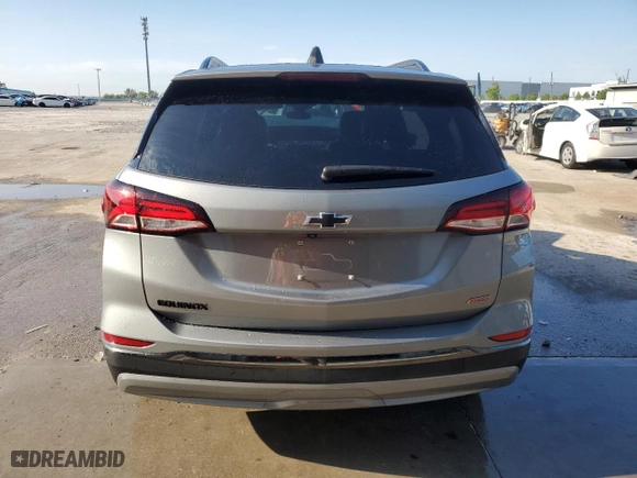 2023 Chevrolet Equinox RS with VIN 3GNAXMEG8PS130521, listed as a Copart auction lot 51066565 with 31,191 mi miles and Salvage Title. Bid and sale history available at carsss.com. Image 6.