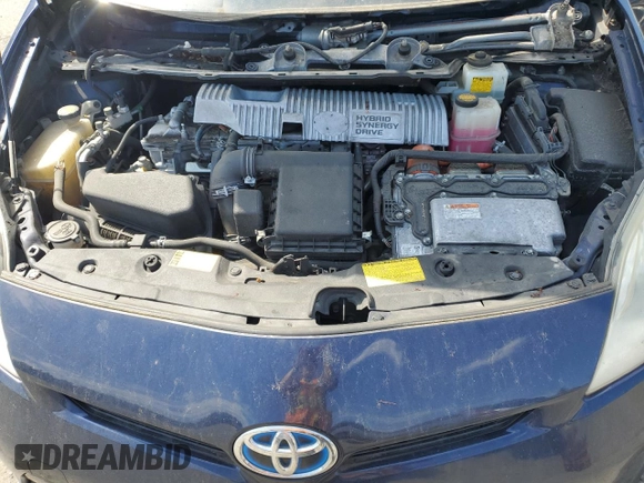 2012 Toyota Prius One with VIN JTDKN3DU7C1613594, listed as a Copart auction lot 55505835 with 200,296 mi miles and Clean Title. Bid and sale history available at DreamBid. Image 12.
