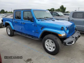 2022 Jeep Gladiator Willys with VIN 1C6JJTAM4NL130350, listed as a Copart auction lot 65083755 with 51,880 mi miles and Salvage title. Bid and sale history available at DreamBid. Image 4.
