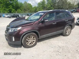 2015 Kia Sorento LX with VIN 5XYKT3A69FG570795, listed as a Copart auction lot 53886515 with 191,201 mi miles and Salvage Title. Bid and sale history available at DreamBid. Image 1.