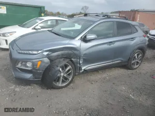 2019 Hyundai Kona Ultimate with VIN KM8K53A51KU351271, listed as a Copart auction lot 79429554 with 32,716 mi miles and Salvage Title. Bid and sale history available at carsss.com. Image 1.