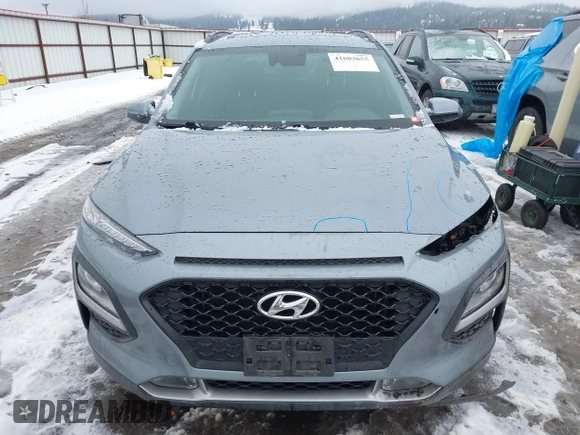 2020 Hyundai Kona SEL Plus with VIN KM8K6CAA1LU557508, listed as a IAAI auction lot 41603655 with 84,257 mi miles and . Bid and sale history available at carsss.com. Image 13.