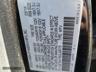 2016 Acura RDX Advance Pkg with VIN 5J8TB4H79GL029779, listed as a Copart auction lot 86837504 with 120,712 mi miles and Salvage Title. Bid and sale history available at carsss.com. Image 13.