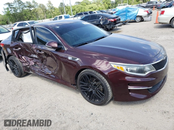 2018 Kia Optima LX with VIN 5XXGT4L35JG237750, listed as a Copart auction lot 52596245 with 89,892 mi miles and Salvage title. Bid and sale history available at DreamBid. Image 4.