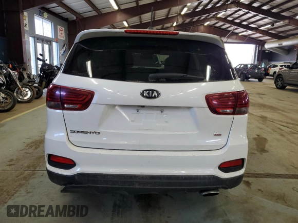 2019 Kia Sorento LX with VIN 5XYPGDA34KG524890, listed as a Copart auction lot 43414395 with 96,733 mi miles and Clean Title. Bid and sale history available at DreamBid. Image 6.