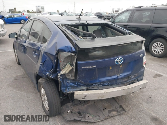 2011 Toyota Prius I with VIN JTDKN3DU8B5287330, listed as a IAAI auction lot 41892691 with 210,703 mi miles. Bid and sale history available at carsss.com. Image 6.