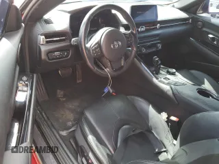 2020 Toyota GR Supra 3.0 with VIN WZ1DB4C09LW026422, listed as a Copart auction lot 65438704 with 58,505 mi miles and Salvage Title. Bid and sale history available at carsss.com. Image 8.