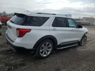 2020 Ford Explorer Platinum with VIN 1FM5K8HC4LGB20159, listed as a Copart auction lot 47005125 with 16,802 mi miles and Salvage Title. Bid and sale history available at carsss.com. Image 3.
