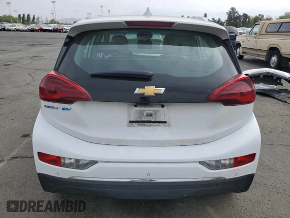 2021 Chevrolet Bolt EV Premier with VIN 1G1FZ6S04M4106586, listed as a Copart auction lot 54701745 with 72,686 mi miles and Salvage title. Bid and sale history available at DreamBid. Image 6.