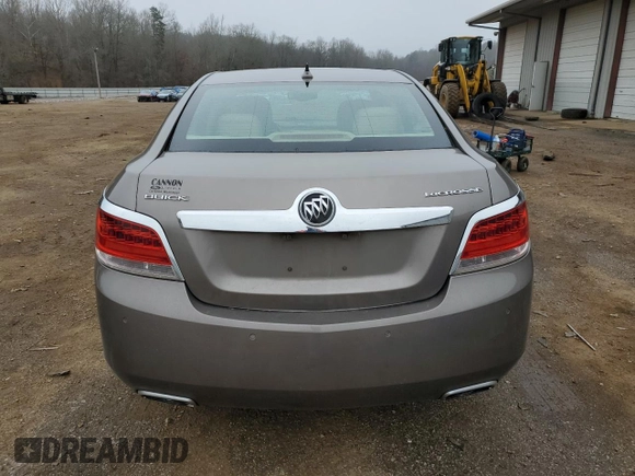 2012 Buick LaCrosse Premium 2 with VIN 1G4GF5G30CF167515, listed as a Copart auction lot 44184125 with 0 mi miles and Salvage Title. Bid and sale history available at carsss.com. Image 6.