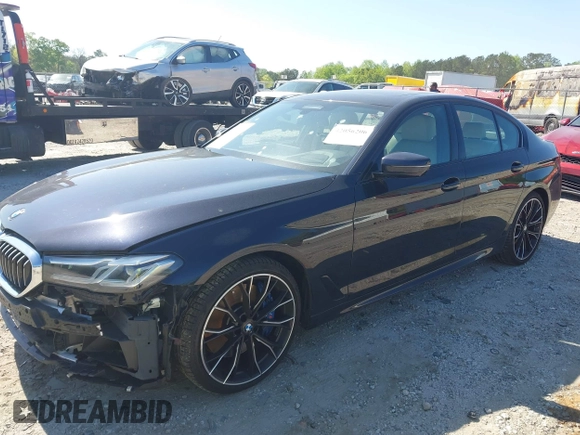 2021 BMW 5 Series 540i z VIN WBA53BJ04MWX00840, wystawiony jako IAAI lot #42056206 z przebiegiem 33 486 mil mil oraz . Historia ofert i sprzedaży dostępna na DreamBid. Obrazek 17.