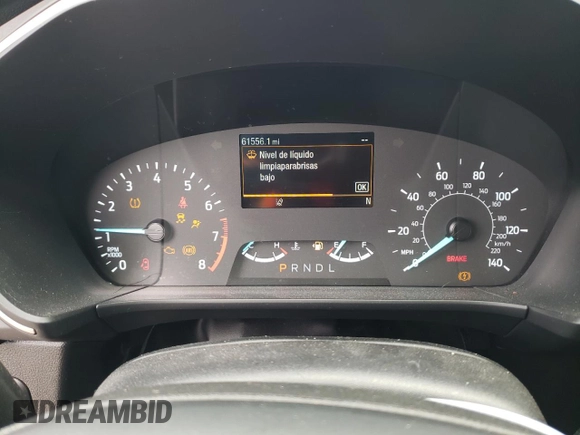 2022 Ford Escape SE with VIN 1FMCU0G63NUA69580, listed as a Copart auction lot 60127375 with 61,556 mi miles and Salvage title. Bid and sale history available at DreamBid. Image 9.