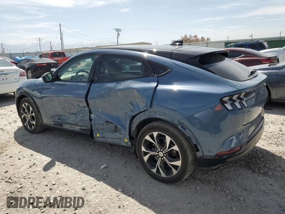 2023 Ford Mustang Mach-E Premium with VIN 3FMTK3SU5PMA02449, listed as a Copart auction lot 56700055 with Not provided miles and Salvage title. Bid and sale history available at DreamBid. Image 2.