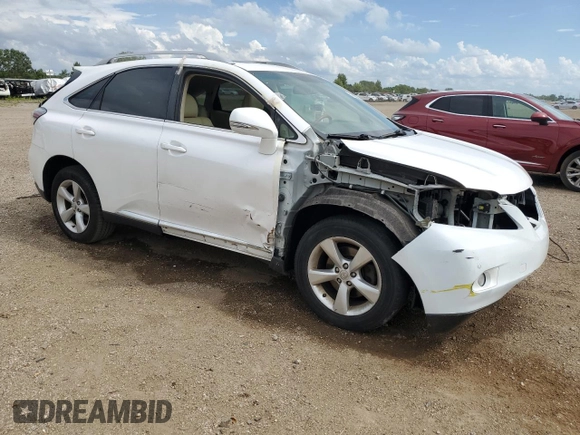 2010 Lexus RX 350 with VIN 2T2BK1BA2AC026228, listed as a Copart auction lot 61838915 with 125,830 mi miles and Salvage title. Bid and sale history available at DreamBid. Image 4.