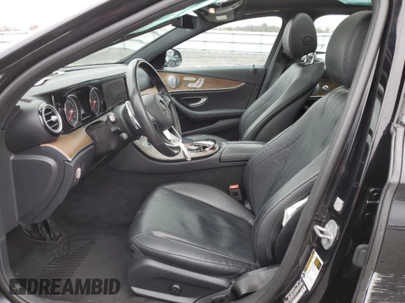 2018 Mercedes-Benz E 300 with VIN WDDZF4KB6JA354764, listed as a Copart auction lot 44742443 with 53,523 mi miles and . Bid and sale history available at DreamBid. Image 7.