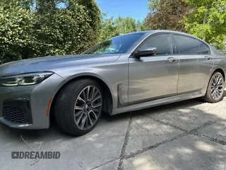 2020 BMW 7 Series 750i xDrive with VIN WBA7U2C05LGJ59633, listed as a Copart auction lot 59625975 with 73,471 mi miles and Clean title. Bid and sale history available at DreamBid. Image 2.