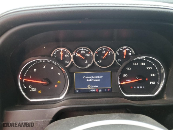 2022 Chevrolet Silverado 2500HD LTZ with VIN 1GC4YPEY8NF177711, listed as a Copart auction lot 42165875 with 79,148 mi miles and Salvage Title. Bid and sale history available at carsss.com. Image 9.