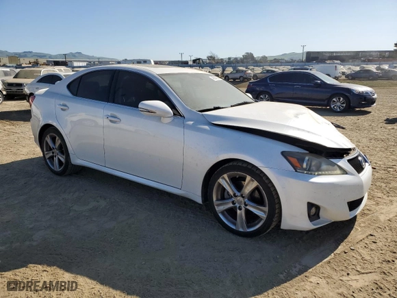 2011 Lexus IS 250 with VIN JTHBF5C29B5134530, listed as a Copart auction lot 48342355 with NaN miles and Salvage Title. Bid and sale history available at carsss.com. Image 4.