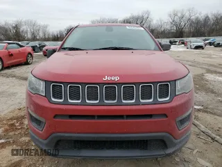 2018 Jeep Compass Sport with VIN 3C4NJCAB2JT411036, listed as a Copart auction lot 46046895 with 102,642 mi miles and Salvage Title. Bid and sale history available at carsss.com. Image 5.