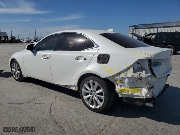 2015 Lexus IS 250 with VIN JTHBF1D20F5043594, listed as a Copart auction lot 49090035 with 130,286 mi miles and Salvage Title. Bid and sale history available at carsss.com. Image 2.