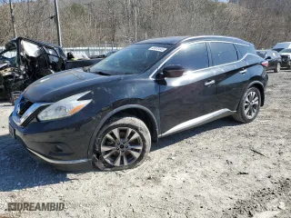 2017 Nissan Murano SL with VIN 5N1AZ2MH9HN159938, listed as a Copart auction lot 45970445 with 106,227 mi miles and Salvage Title. Bid and sale history available at carsss.com. Image 1.
