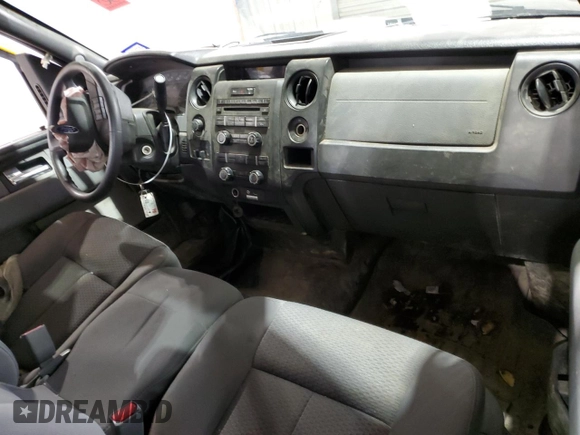 2014 Ford F-150 XL with VIN 1FTNF1CF2EKG11542, listed as a Copart auction lot 44798215 with 0 mi miles and Salvage Title. Bid and sale history available at carsss.com. Image 8.