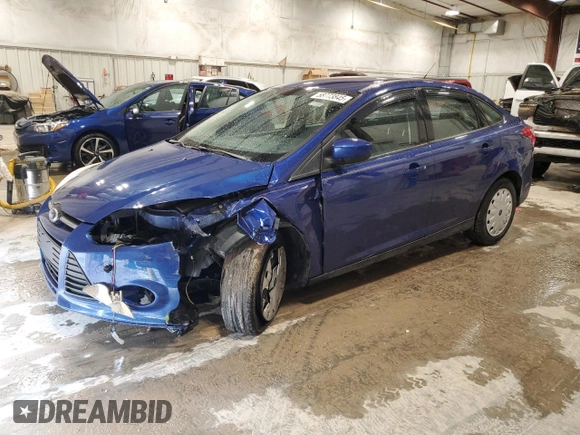 2012 Ford Focus SE with VIN 1FAHP3F29CL451543, listed as a Copart auction lot 58773845 with 105,527 mi miles and Non repairable. Bid and sale history available at DreamBid. Image 1.