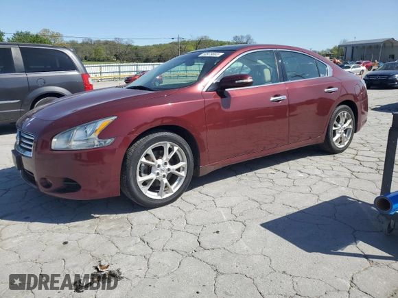 2012 Nissan Maxima SV with VIN 1N4AA5AP3CC862891, listed as a Copart auction lot 50979665 with 173,710 mi miles and Salvage title. Bid and sale history available at DreamBid. Image 1.