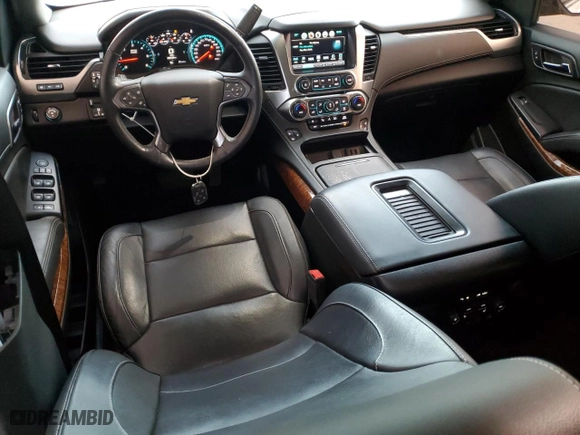 2018 Chevrolet Suburban Premier with VIN 1GNSCJKC4JR179631, listed as a Copart auction lot 75852974 with 82,008 mi miles and Salvage Title. Bid and sale history available at carsss.com. Image 8.