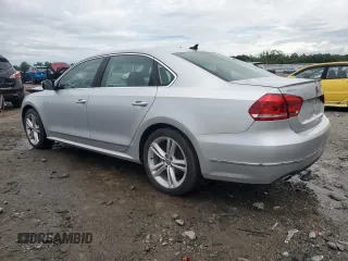 2015 Volkswagen Passat SEL Premium with VIN 1VWCV7A39FC097011, listed as a Copart auction lot 63255745 with 159,543 mi miles and Salvage title. Bid and sale history available at DreamBid. Image 2.