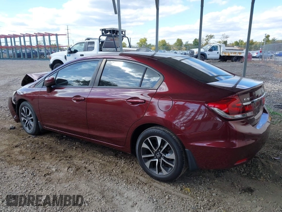 2014 Honda Civic EX with VIN 19XFB2F83EE274241, listed as a IAAI auction lot 40603667 with 110,067 mi miles. Bid and sale history available at carsss.com. Image 14.