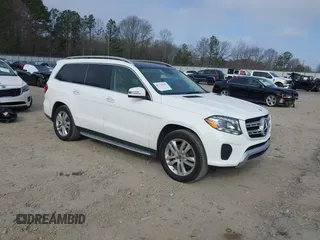 2018 Mercedes-Benz GLS with VIN 4JGDF6EE9JB077331, listed as a IAAI auction lot 41795143 with 99,148 mi miles. Bid and sale history available at carsss.com. Image 1.