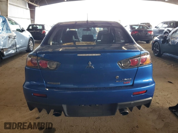 2011 Mitsubishi Lancer Evolution MR with VIN JA32W5FV0BU011274, listed as a Copart auction lot 51160405 with 142,818 mi miles and Salvage Title. Bid and sale history available at carsss.com. Image 6.