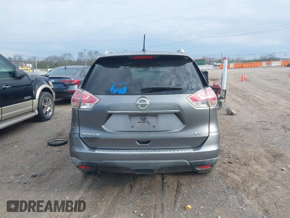 2016 Nissan Rogue S with VIN KNMAT2MT2GP688080, listed as a IAAI auction lot 41850598 with 202,507 mi miles and . Bid and sale history available at DreamBid. Image 16.