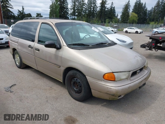 1998 Ford Windstar LX with VIN 2FMZA5144WBC00112, listed as a IAAI auction lot 42115839 with 158,921 mi miles and . Bid and sale history available at carsss.com. Image 1.
