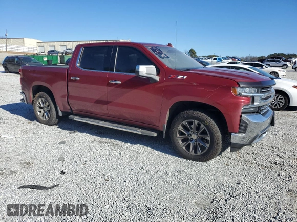 2019 Chevrolet Silverado 1500 LTZ with VIN 3GCUYGED4KG261726, listed as a Copart auction lot 87998295 with 84,904 mi miles and Salvage Title. Bid and sale history available at DreamBid. Image 4.