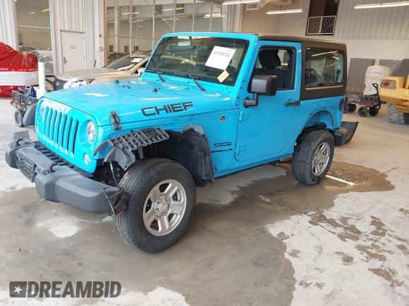 2017 Jeep Wrangler Sport with VIN 1C4AJWAG5HL578041, listed as a IAAI auction lot 41935216 with 119,837 mi miles and . Bid and sale history available at DreamBid. Image 18.