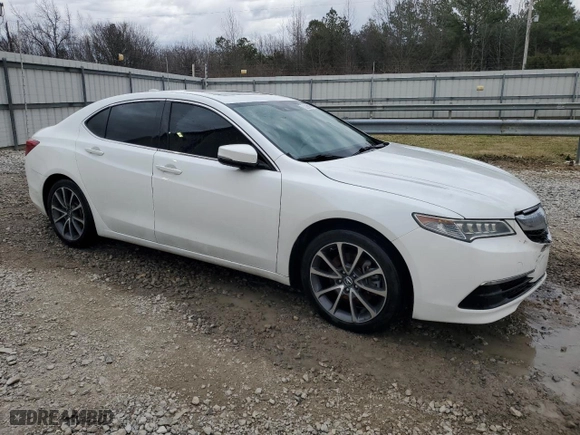 2017 Acura TLX V6 w/Technology Pkg with VIN 19UUB2F55HA002523, listed as a Copart auction lot 88072765 with 99,718 mi miles and Clean Title. Bid and sale history available at carsss.com. Image 4.