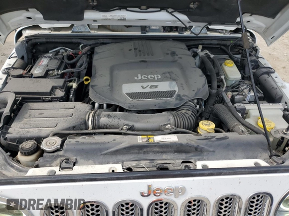 2015 Jeep Wrangler Unlimited Sahara with VIN 1C4HJWEG7FL671259, listed as a Copart auction lot 60151225 with 81,281 mi miles and Clean title. Bid and sale history available at DreamBid. Image 12.