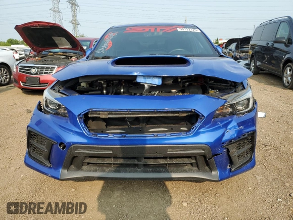 2021 Subaru WRX STI with VIN JF1VA2E62M9803301, listed as a Copart auction lot 59732125 with 24,943 mi miles and Salvage title. Bid and sale history available at DreamBid. Image 5.