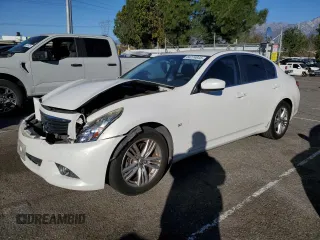 2015 Infiniti Q40 with VIN JN1CV6AP7FM500920, listed as a Copart auction lot 84274844 with 59,860 mi miles and Salvage Title. Bid and sale history available at carsss.com. Image 1.