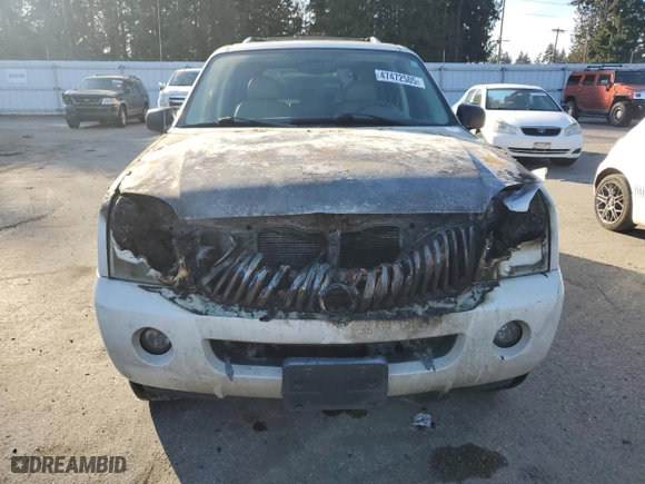 2004 Mercury Mountaineer Convenience w/4.6L with VIN 4M2DU86W54ZJ15401, listed as a Copart auction lot 47472505 with 0 mi miles and Salvage Title. Bid and sale history available at carsss.com. Image 5.
