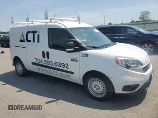 2022 Ram ProMaster City Cargo Tradesman z VIN ZFBHRFAB2N6W62567, wystawiony jako Copart lot #55248025 z przebiegiem 38 545 mil mil oraz Szkoda całkowita • Salvage title. Historia ofert i sprzedaży dostępna na DreamBid. Obrazek 4.