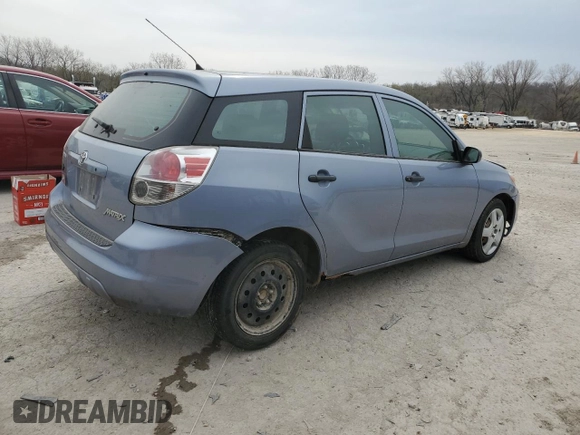 2006 Toyota Matrix STD with VIN 2T1KR32E46C584555, listed as a Copart auction lot 50241805 with 179,378 mi miles and Salvage Title. Bid and sale history available at DreamBid. Image 3.